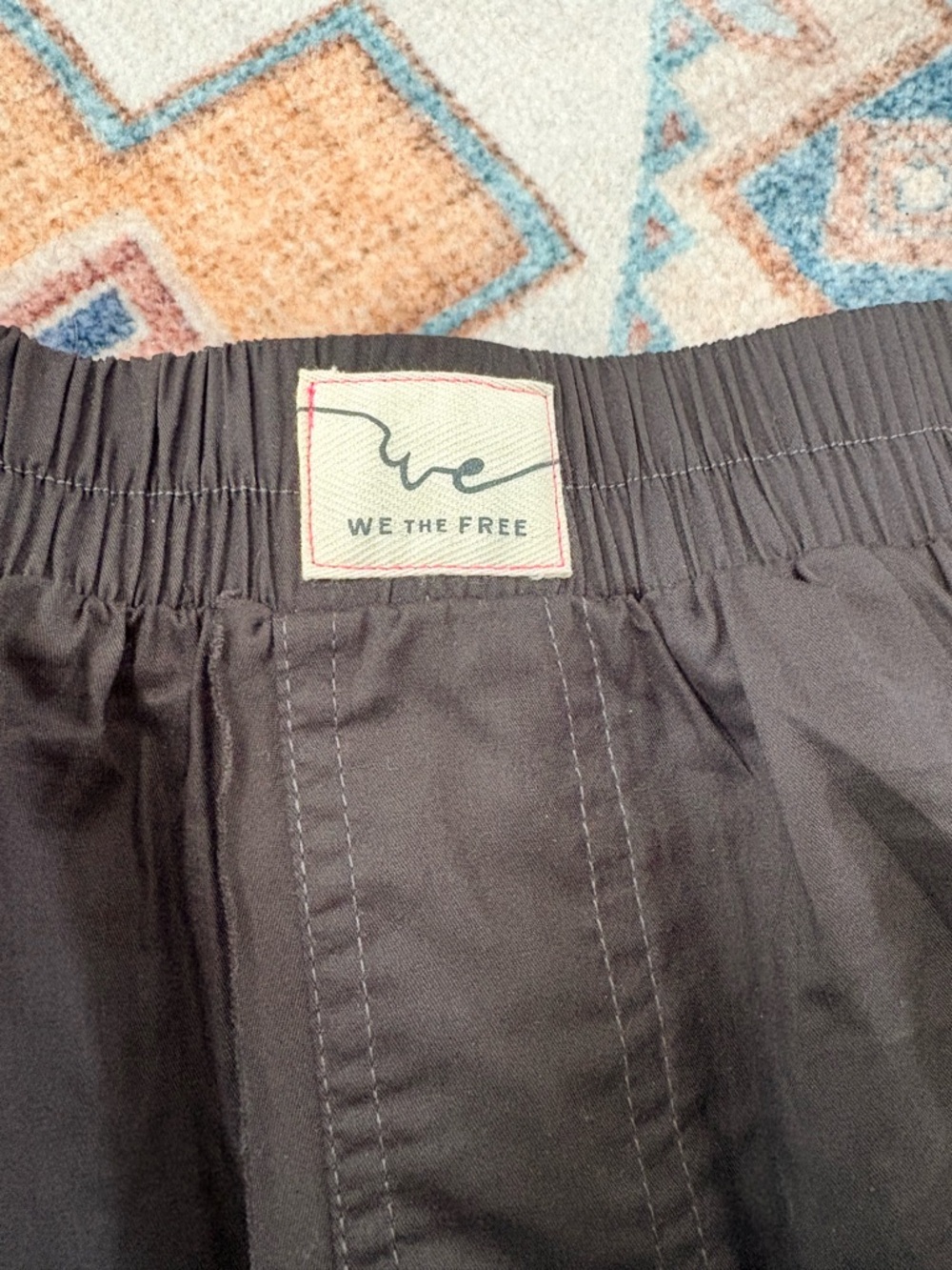 Free People We The Free Day To Day Solid Boxer / Washed Black (S) - NWT - Picture 7 of 8